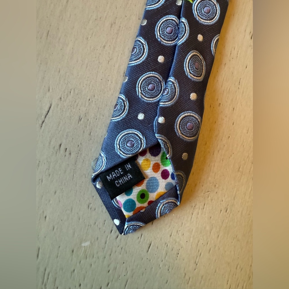 Vintage EUC Sky Blue City of London necktie (prettier in person) - Picture 4 of 8